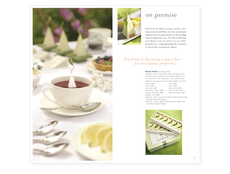 Tea Forte Catalog